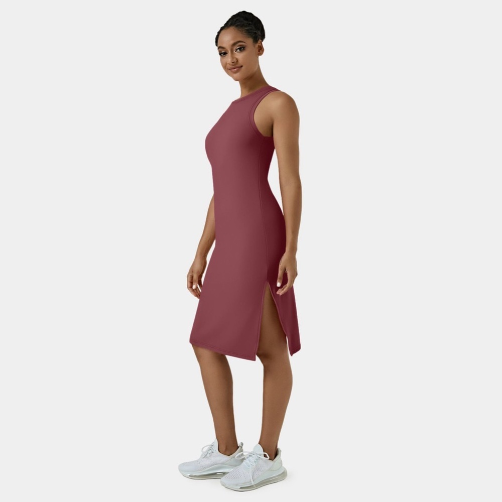 Halara Airy Sleeveless Split Cool Touch Midi Casual Dress-UPF50+ | NEW/NWT!♥️‎